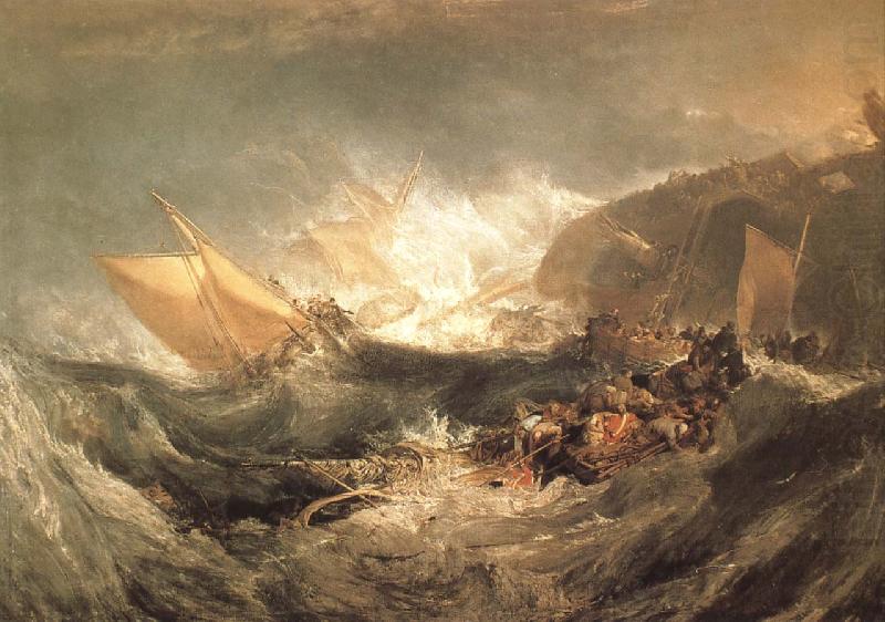 The Wreck of a transport ship, J.M.W. Turner